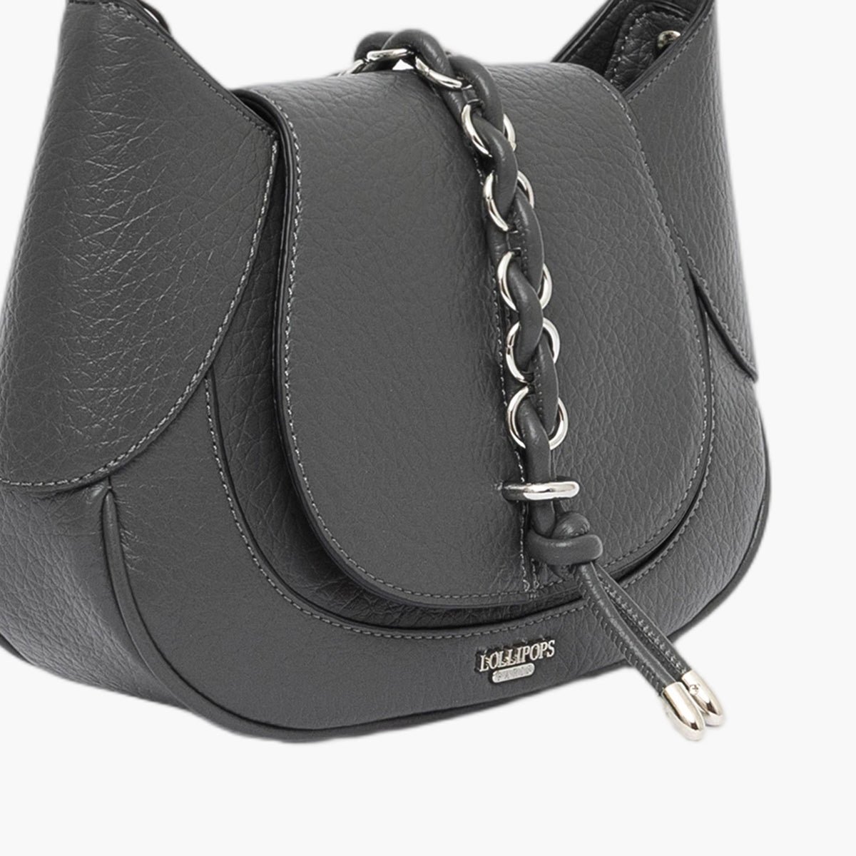 Sac porté épaule Traicy argenté,gris, LOLLIPOPS
