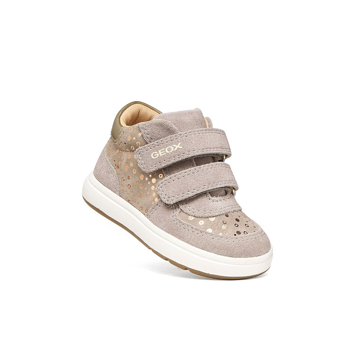 Zapatillas con velcro, BIGLIA beige , GEOX