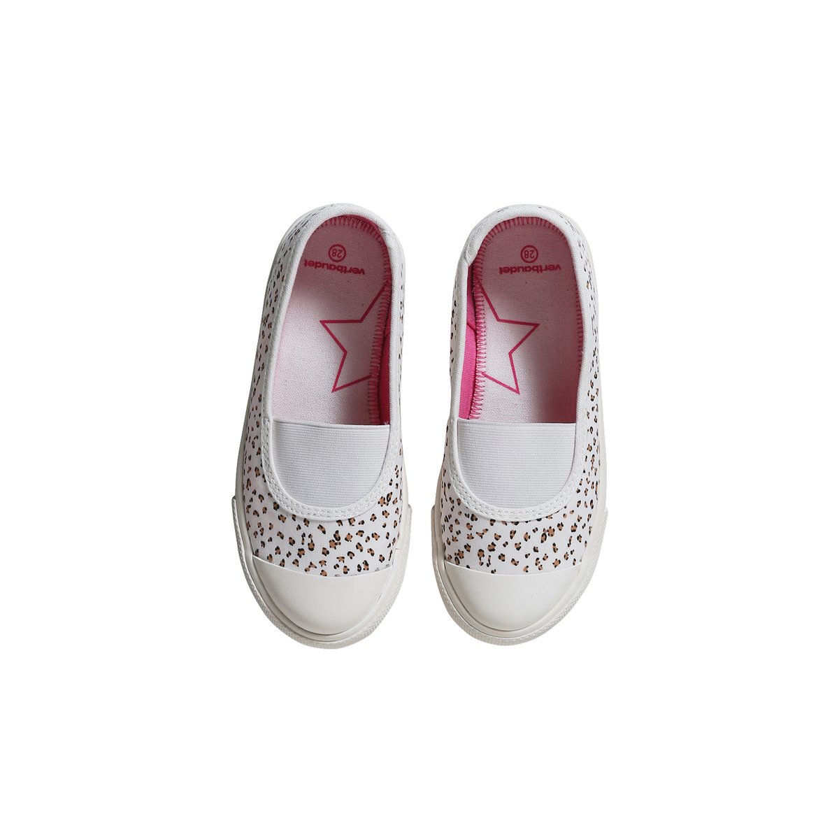 Baskets élastiquées collection maternelle lot blanc, VERTBAUDET
