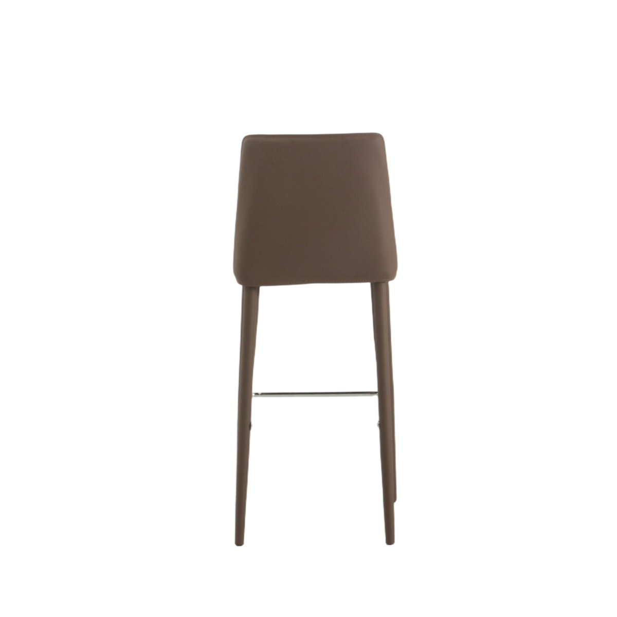 Tabouret de bar en simili avec repose-pieds (lot de 2) CORTINA marron, PIER IMPORT