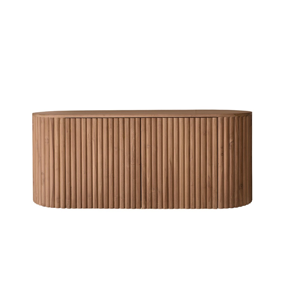 Meuble de salle de bain en teck massif 140 cm BELIZE naturel, BERAH GETAH