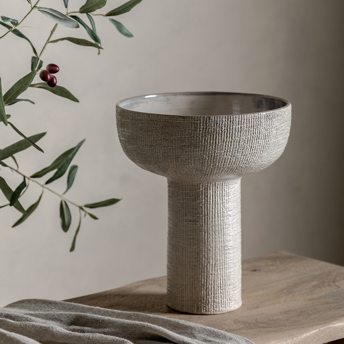 30cm Talbot Bowl Shape Vase natural, ÉDITÉ