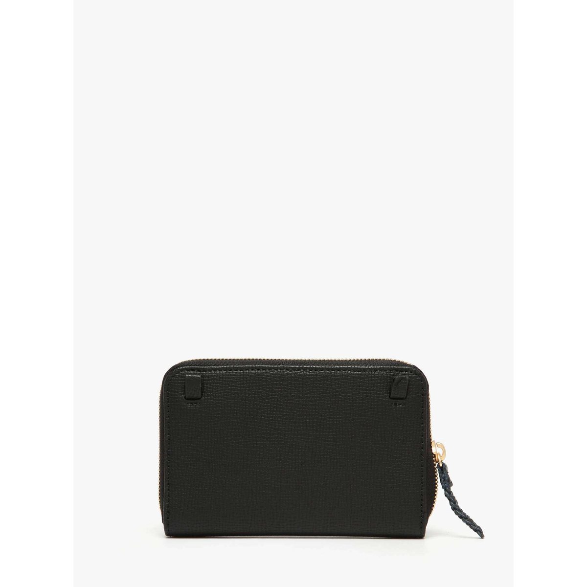 Portefeuille Torsade cuir noir, ETRIER