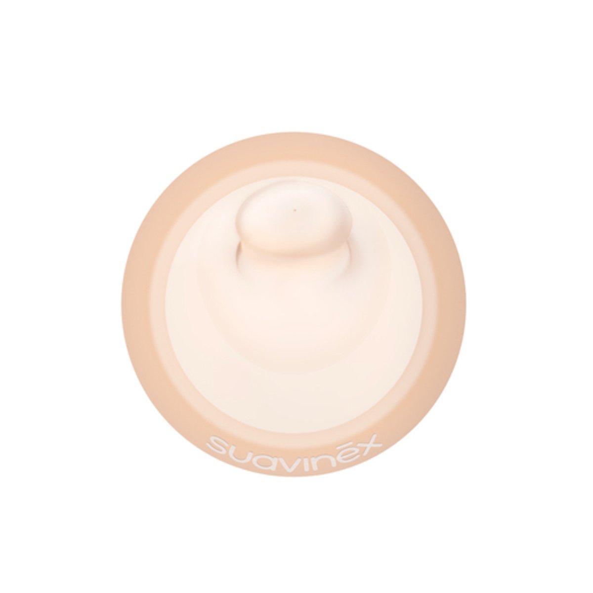 Lot de 2 tétines pour biberon anti-colique spécial allaitement ZERO.ZERO beige, SUAVINEX