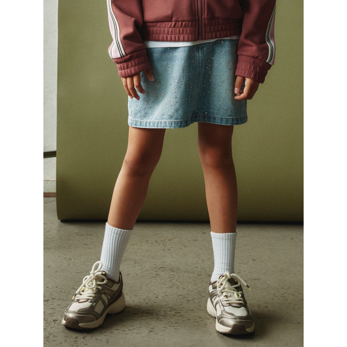 Jupe bleu - light blue denim1, NAME IT