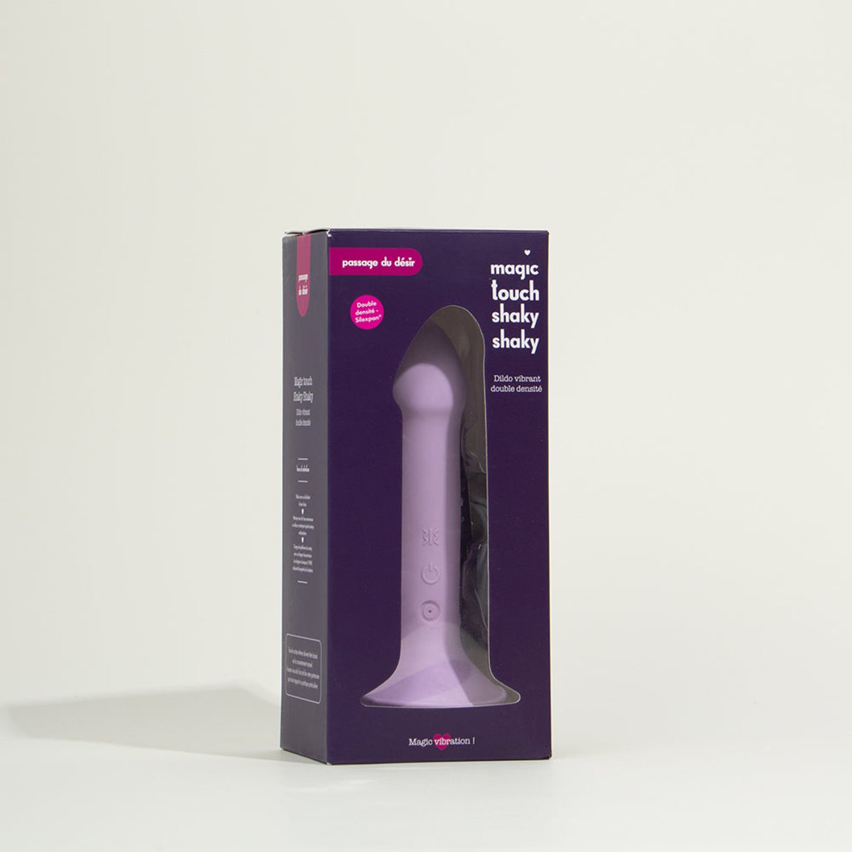 Vibromasseur Magic Touch Shaky Shaky dildo violet, PASSAGE DU DESIR