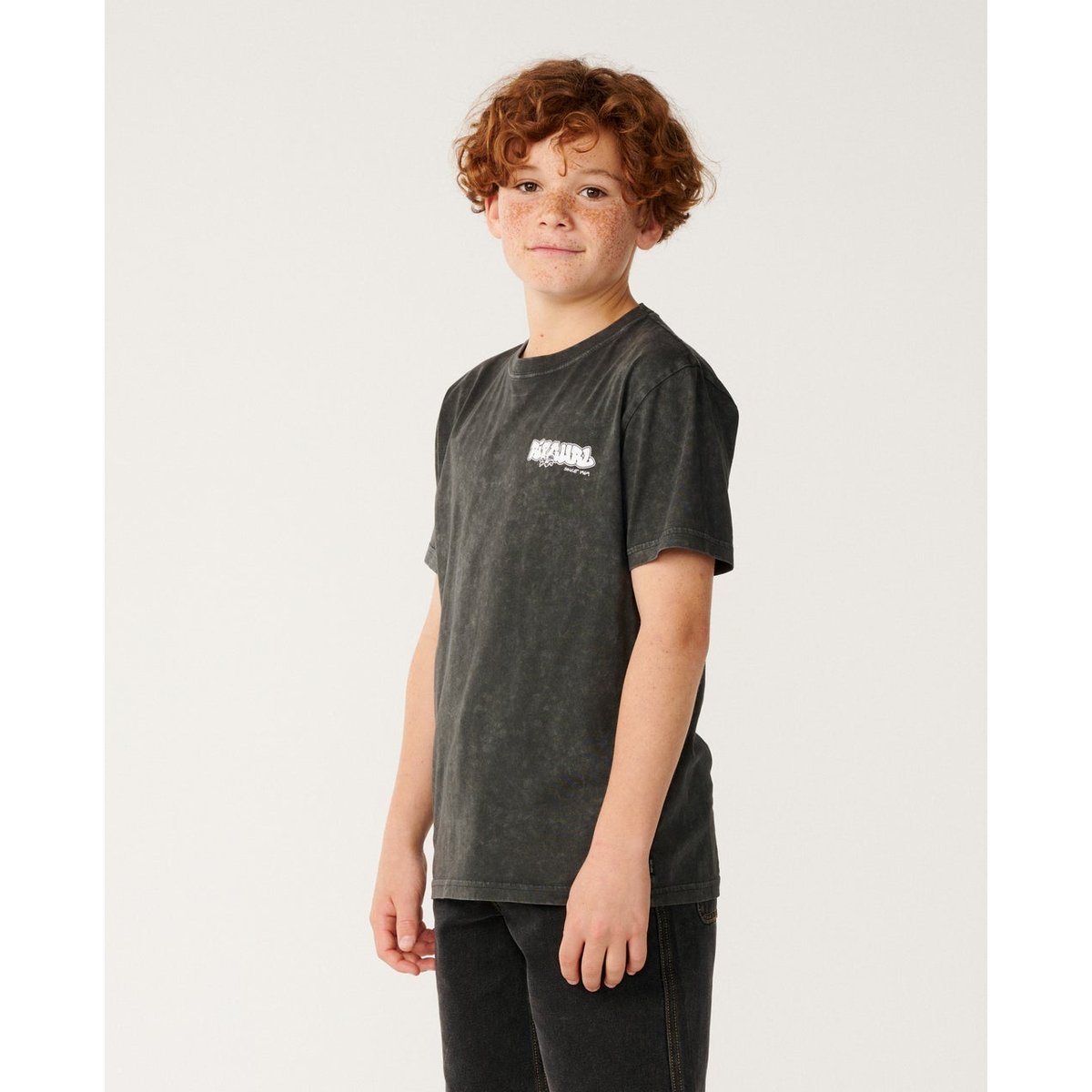 T-shirt enfant SURF Shack Wash washed black, RIP CURL