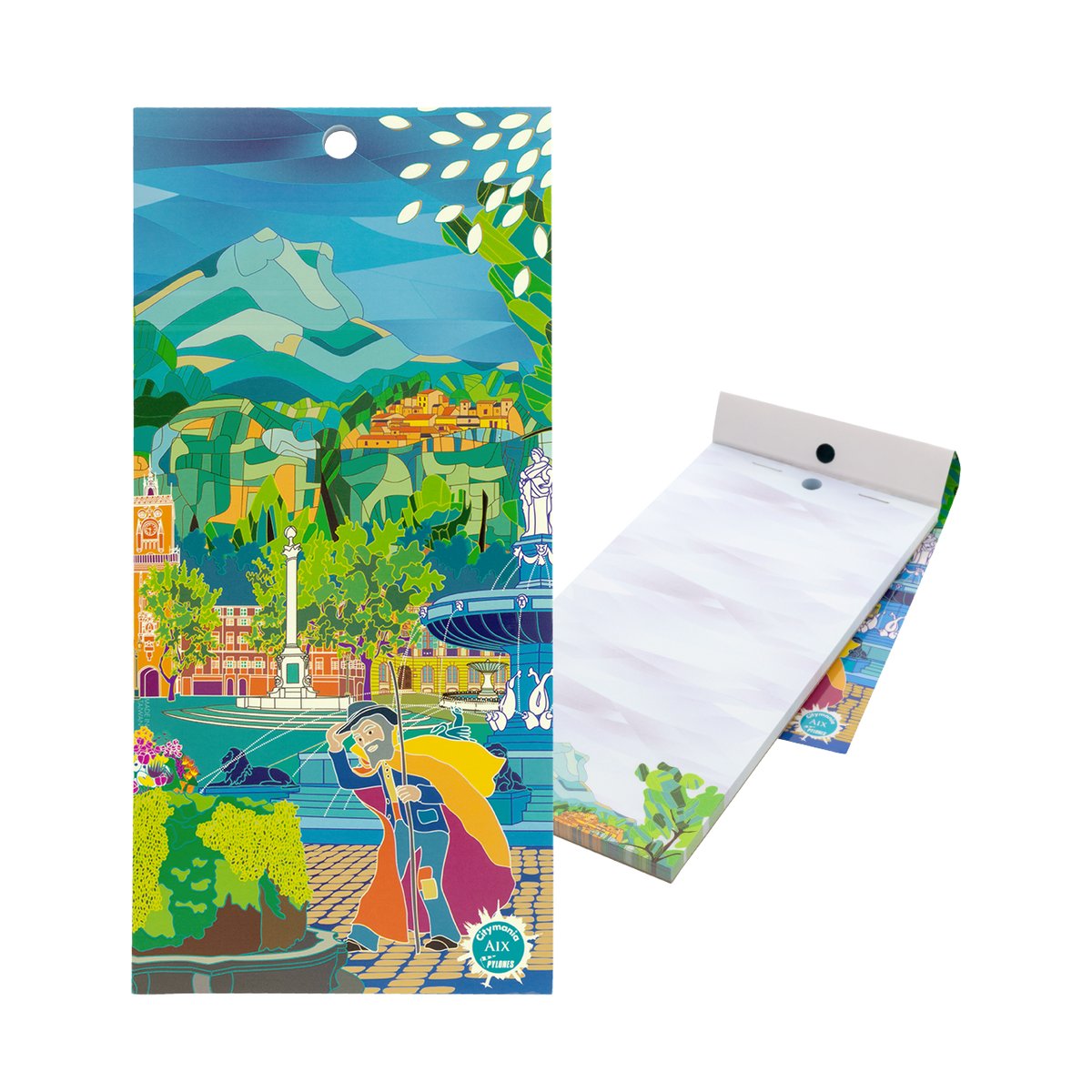 Bloc note magnétique Carnet Formalist City aix-en-provence, PYLONES