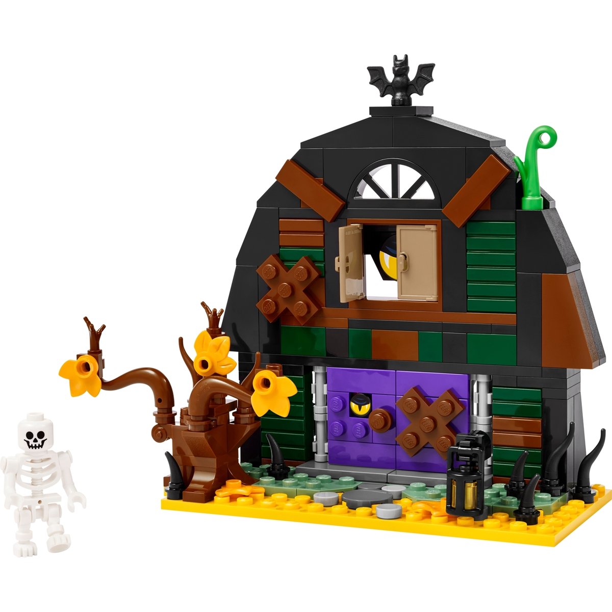 La grange d'Halloween multicolore, LEGO