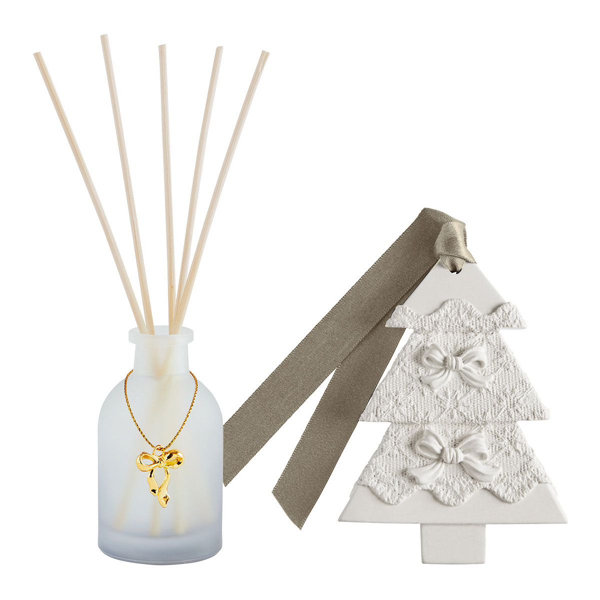 Coffret diffuseur de parfum Musc Irisé RUBANS DE FÊTE bleu, MATHILDE M