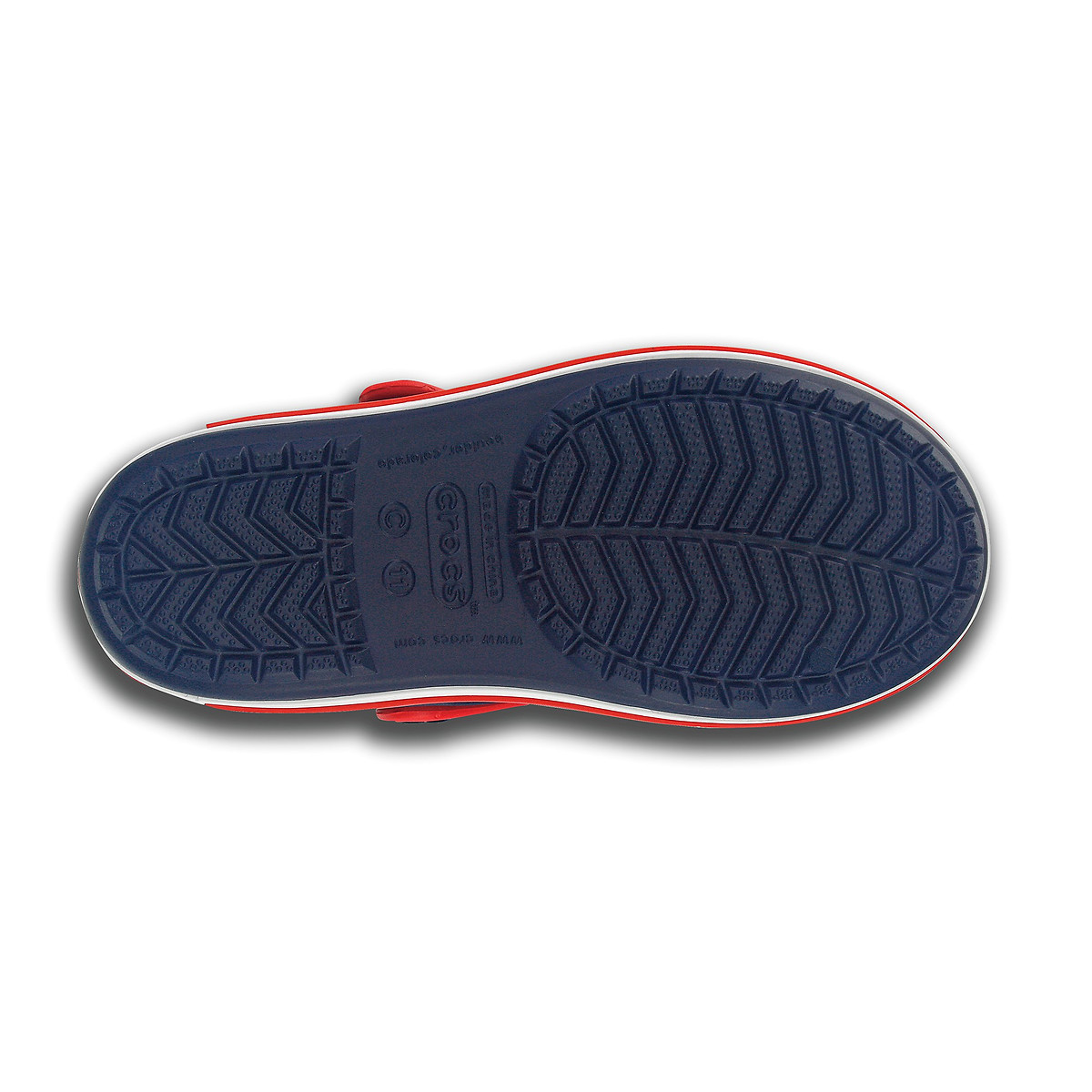 Kids Crocband Sandals navy/red, CROCS