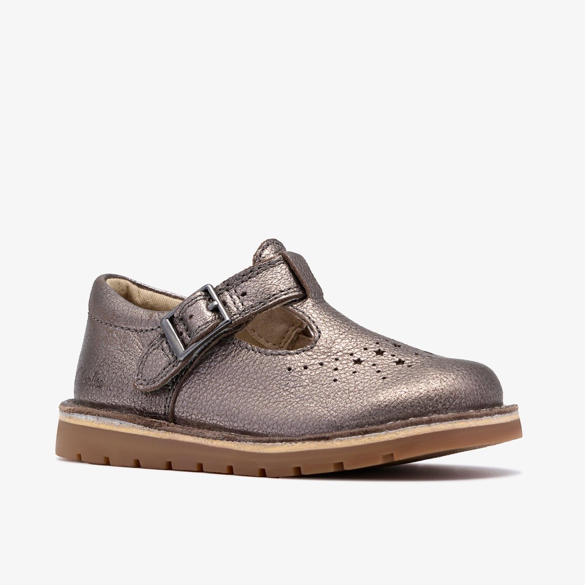 Escarpins Cuir Coupe Large JOYFUL SKIP T gris, CLARKS