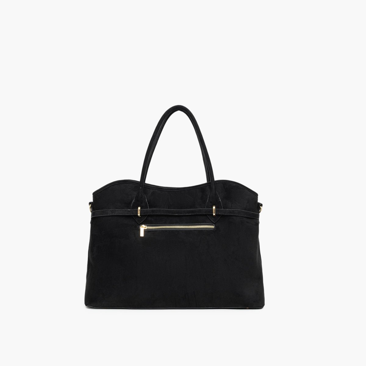 Grand sac shopper Tivaline noir,doré, LOLLIPOPS