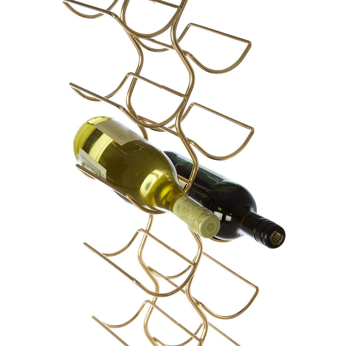 12-Bottle Wine Rack in Gold Finish gold-coloured, SO'HOME