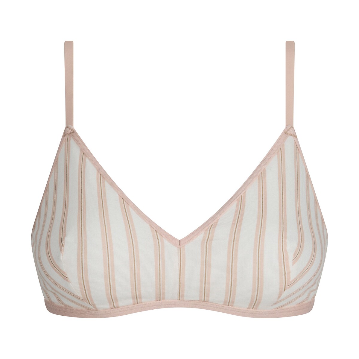 Soutien-gorge triangle DIM x Inès de la Fressange crème rose, DIM
