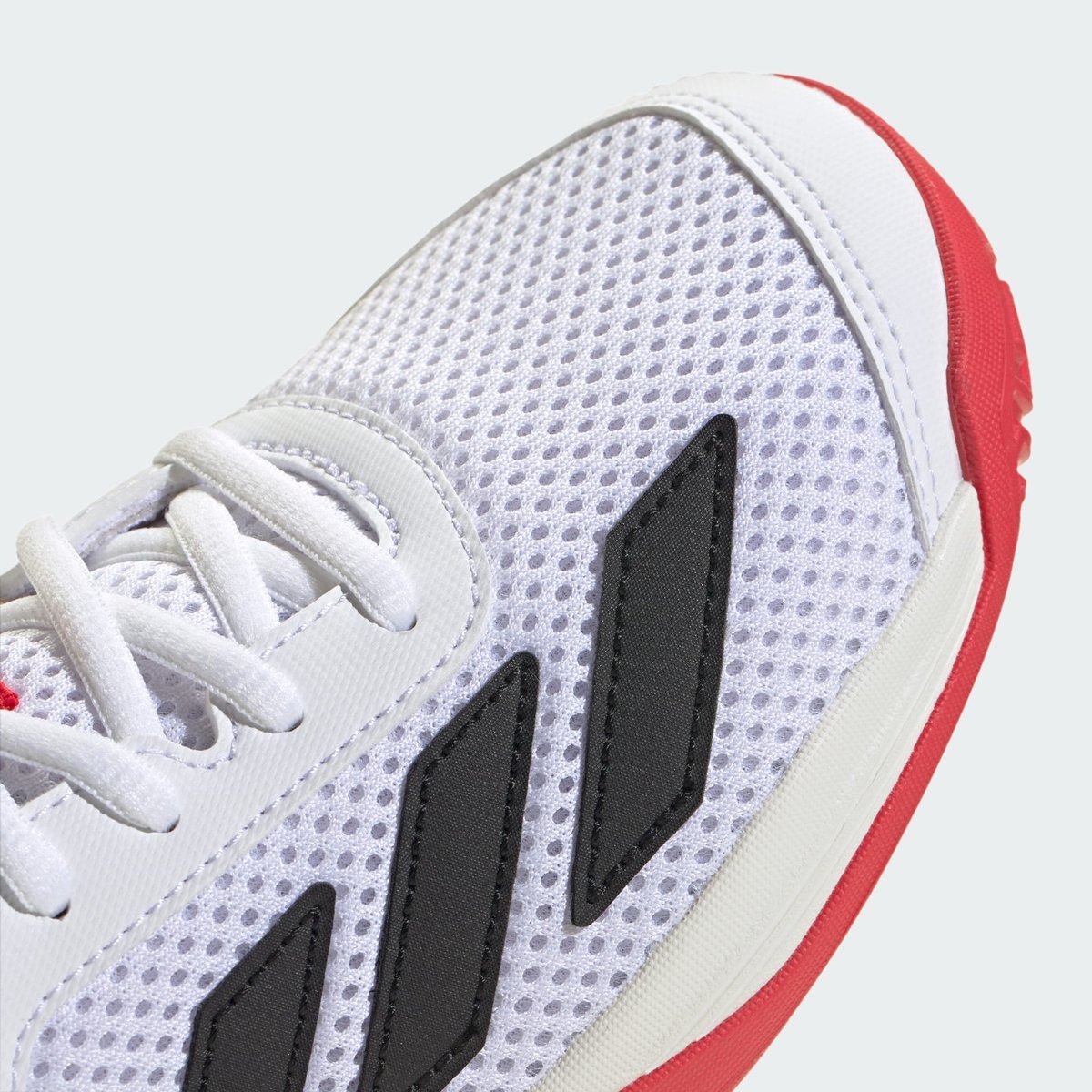 Chaussure De Tennis Courtflash Enfants Chaussure De Tennis Courtflash Enfants cloud white / core black / lucid red, adidas Performance