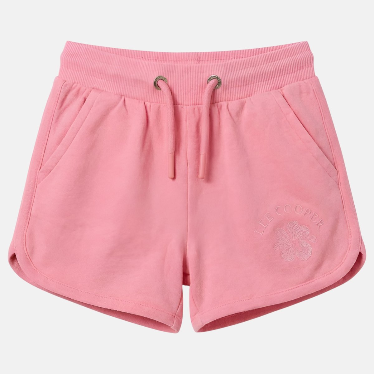 Short molletonné, taille élastique à cordon SUMMER GIRL rose, LEE COOPER
