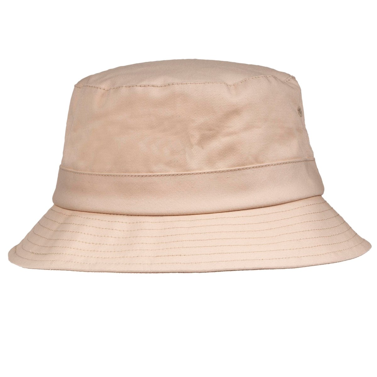 Bob 100% coton, détail brodé beige, ISOTONER