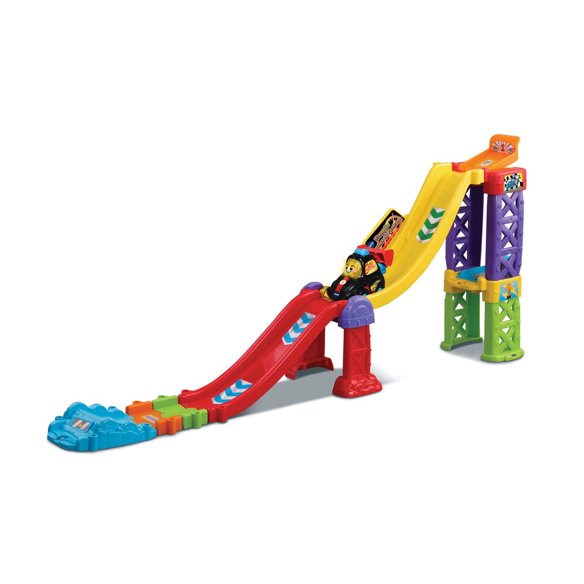 Tut tut bolides - tremplin cascades de l'extreme (+lucas, roi du championnat) couleur unique, VTECH
