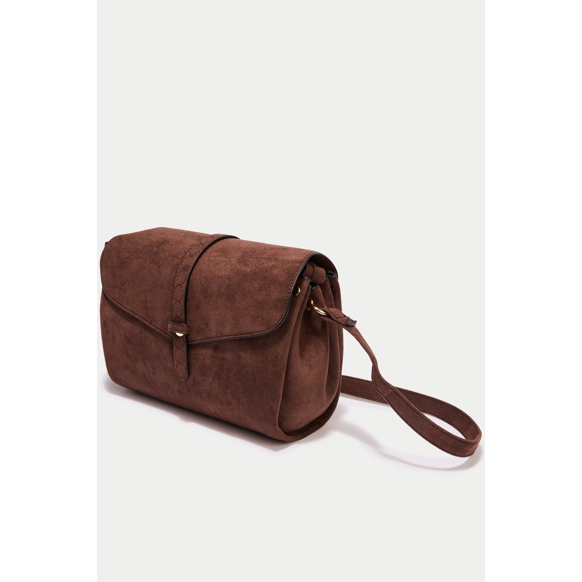 Sac aspect daim marron, CACHE CACHE