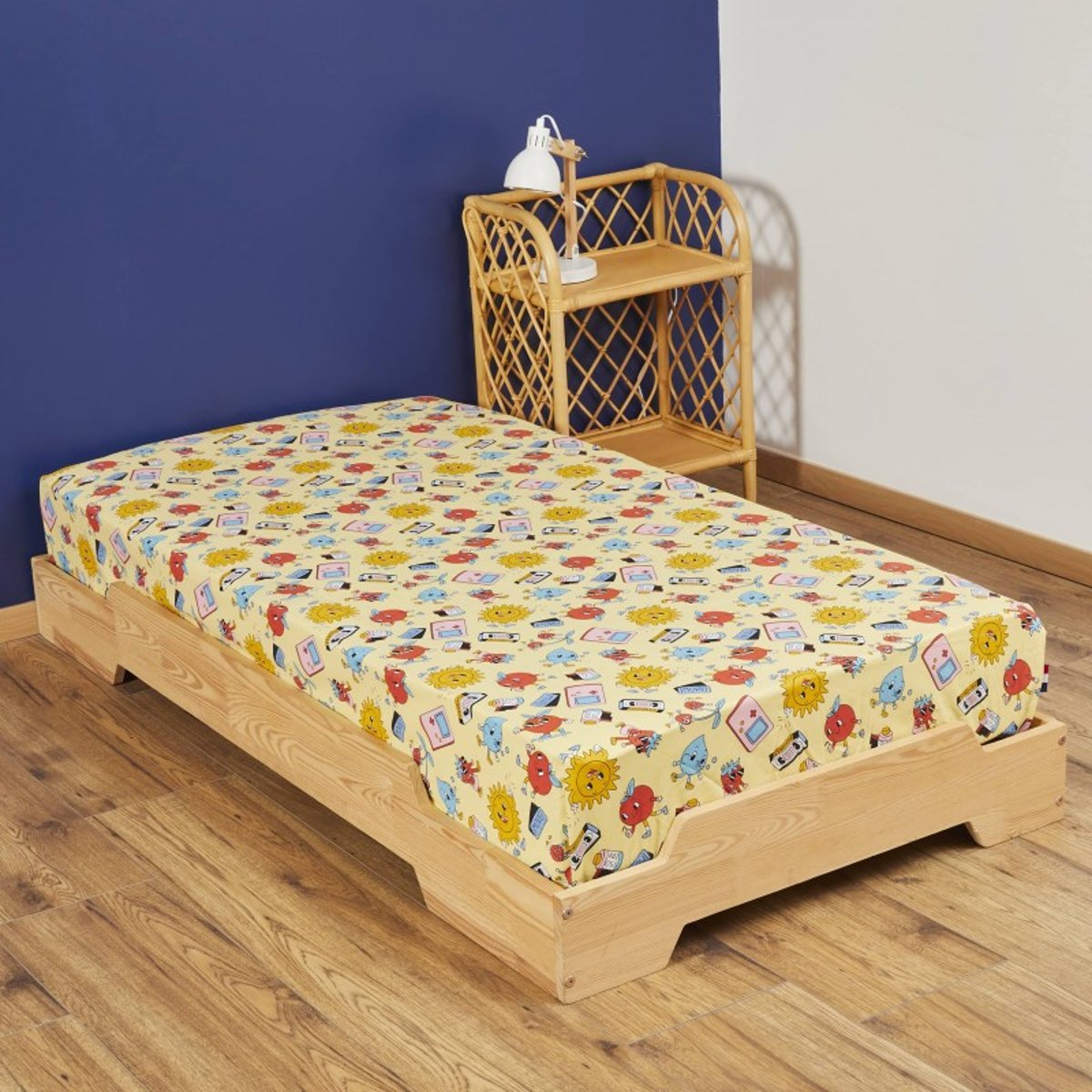 Drap housse Rétro v019845, LES MATELAS DE MORPHEE