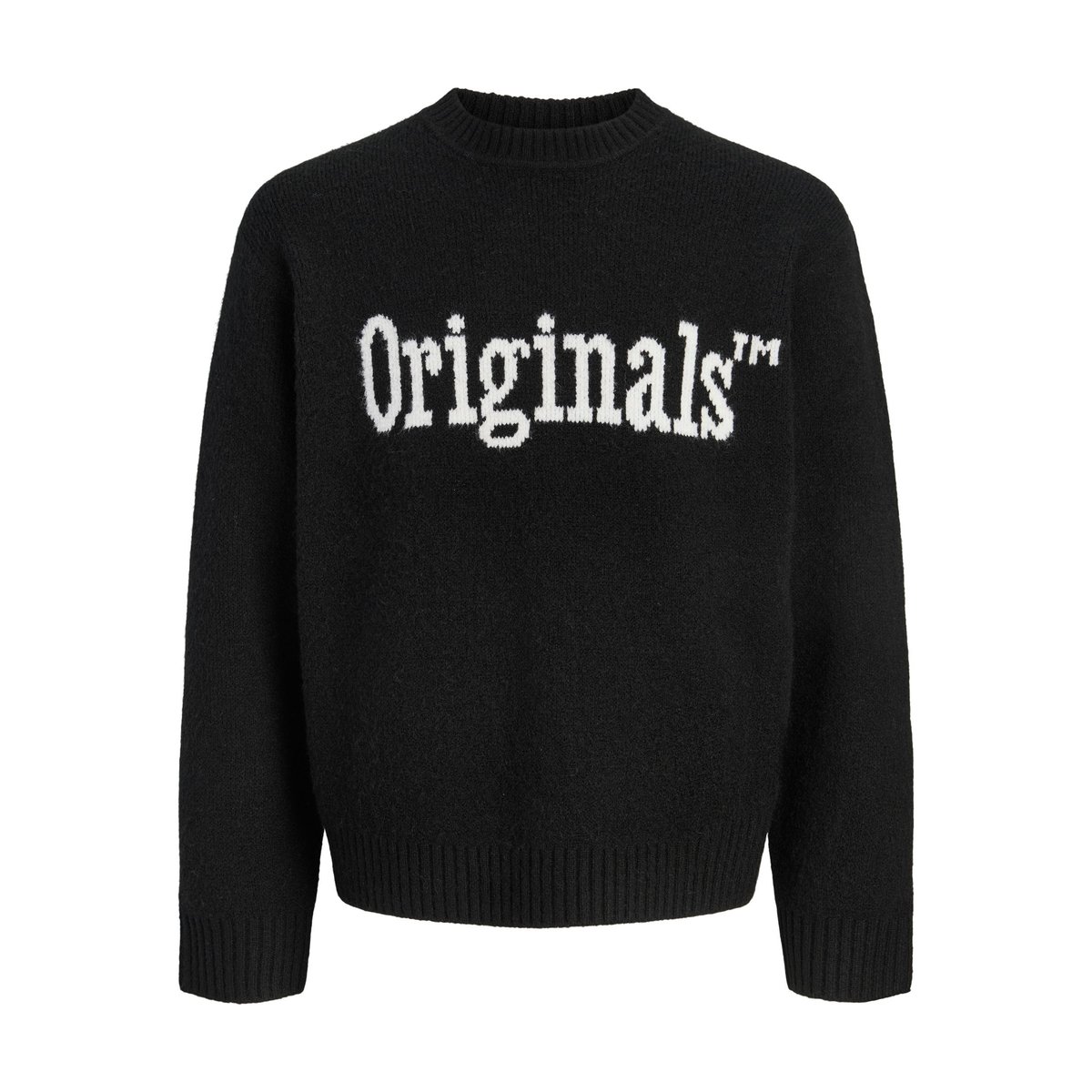 Pull En Maille black 1, JACK & JONES