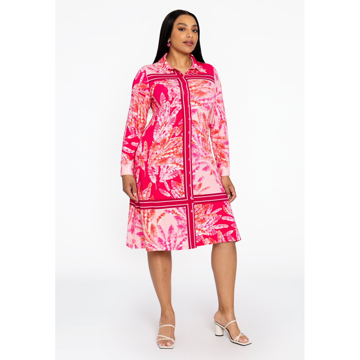 Robe imprimé / imprimée rose, YOEK