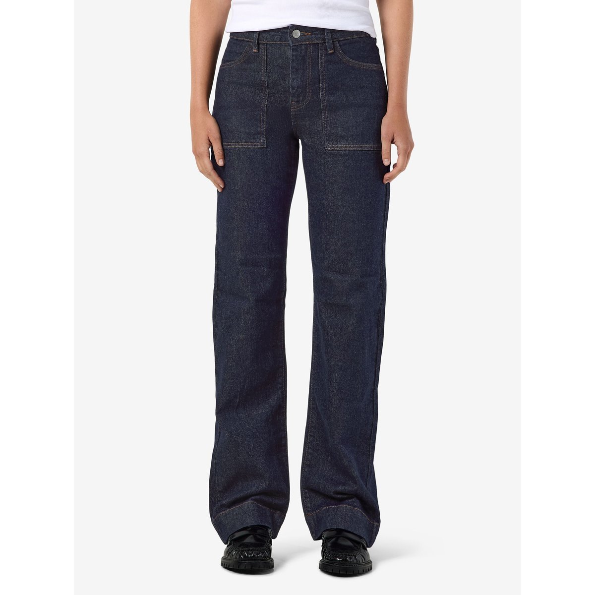 Jean Large bleu - dark blue denim1, NOISY MAY