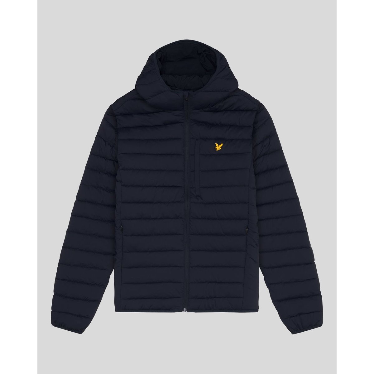 Veste Sports déperlant matelassée bleu foncé marine, LYLE & SCOTT