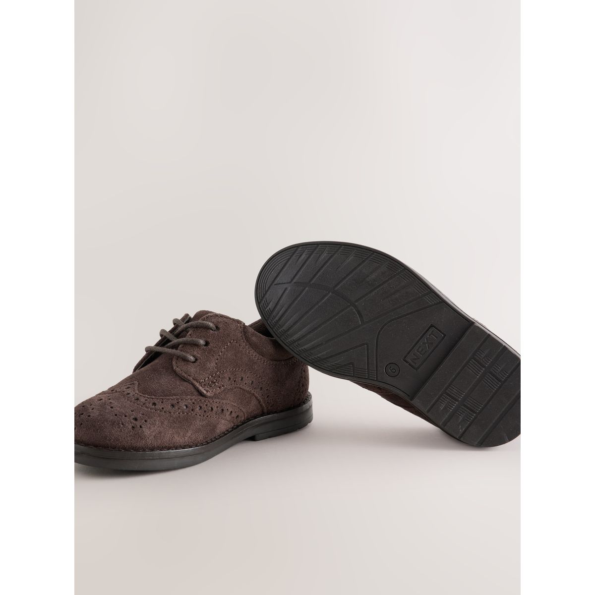 Chaussures richelieu à lacets marron chocolat, NEXT