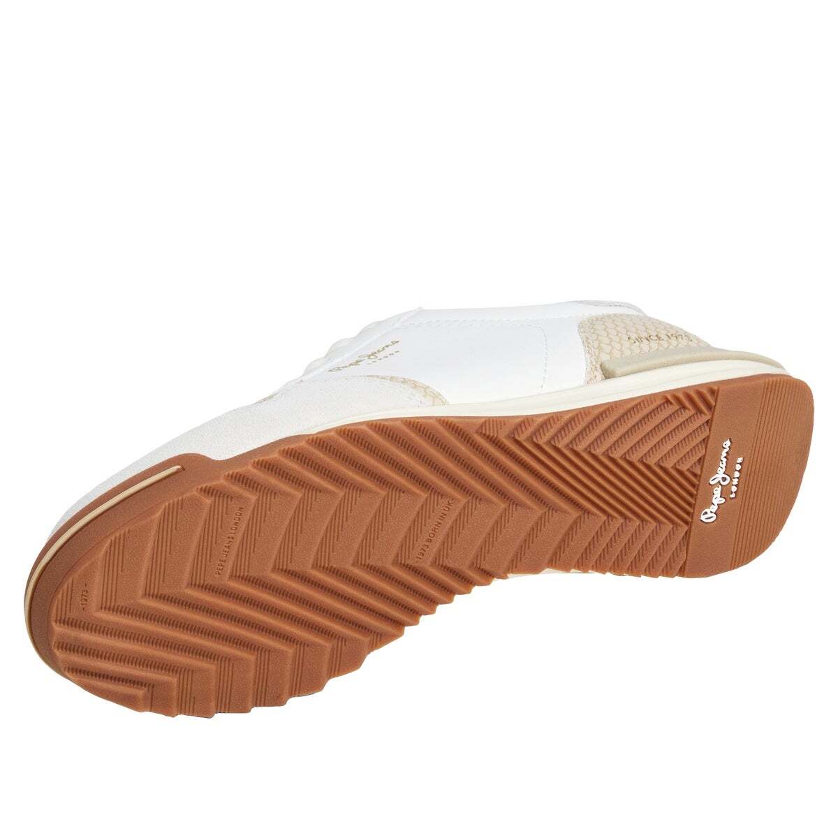 Marvin - Sneakers Rétro Avec Détails À Imprimé Animal blanc cassé, PEPE JEANS