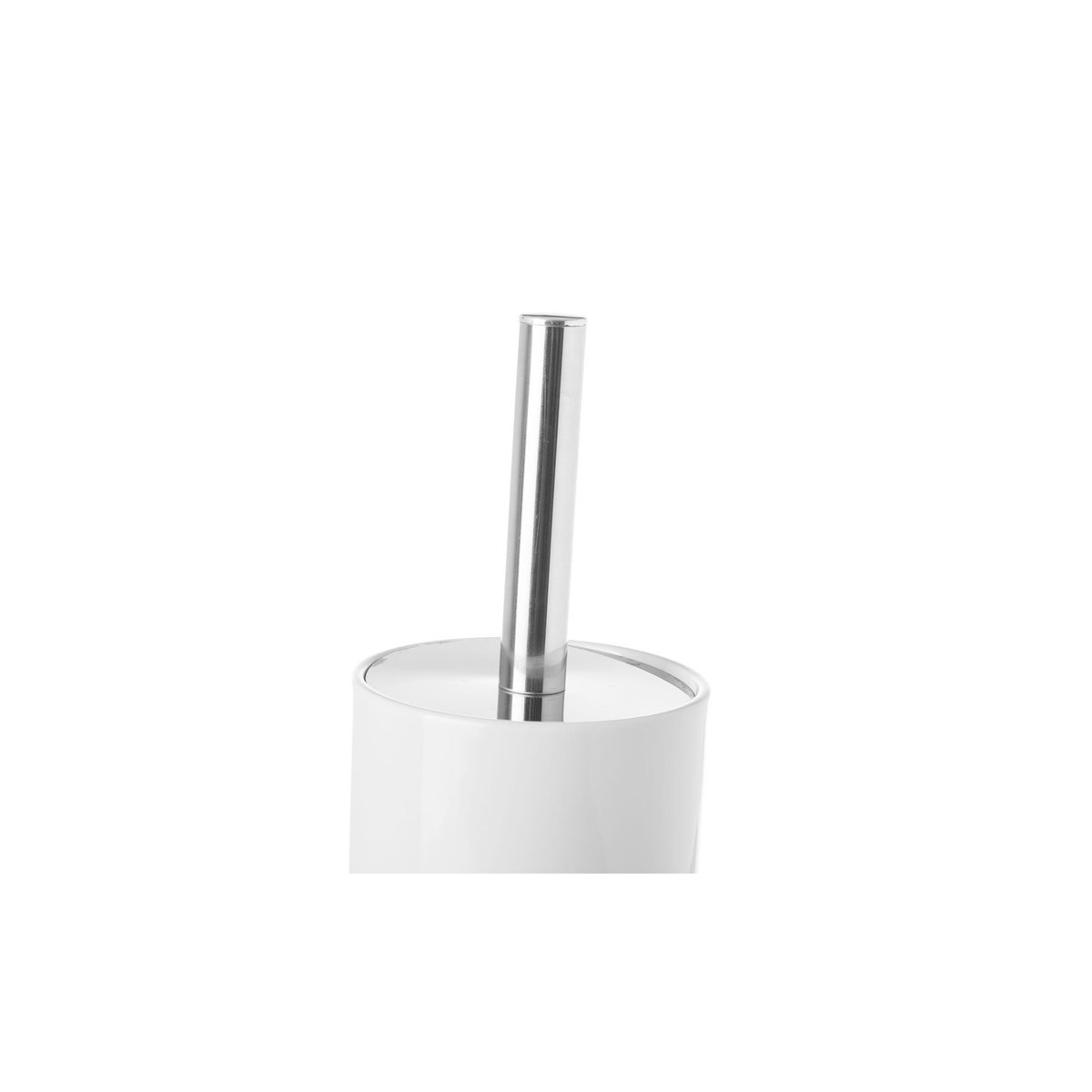 Brosse WC céramique gris et blanc galets gris, WADIGA