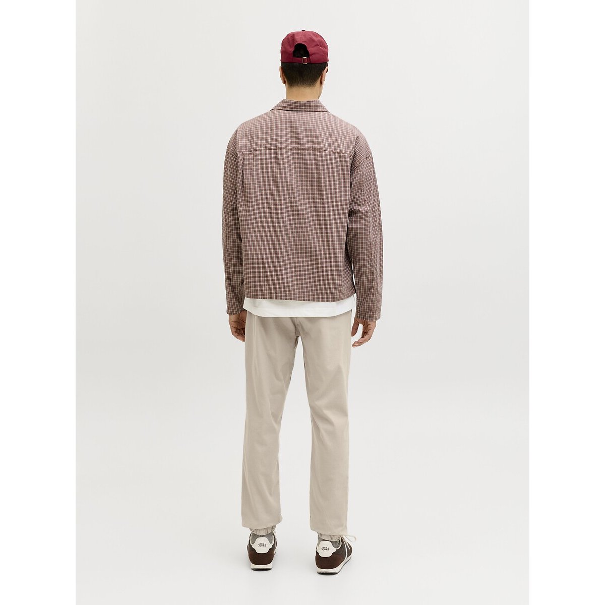 Pantalon avec cordon de serrage beige, JACK & JONES
