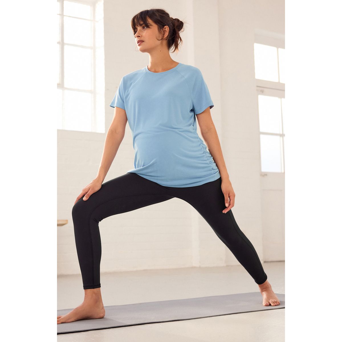 Legging style sport de grossesse noir, NEXT