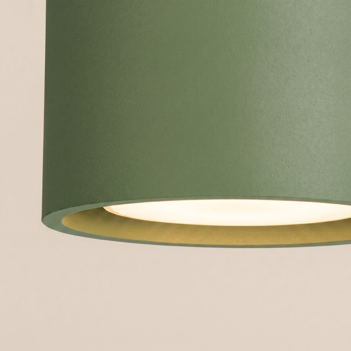 Plafonnier Aluminium Vert Olive Gx53 2 MODO vert olive, EDEN