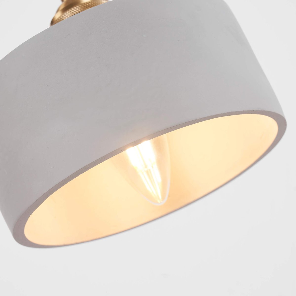 Petite suspension en béton brut - LIKO gris, KOSILUM