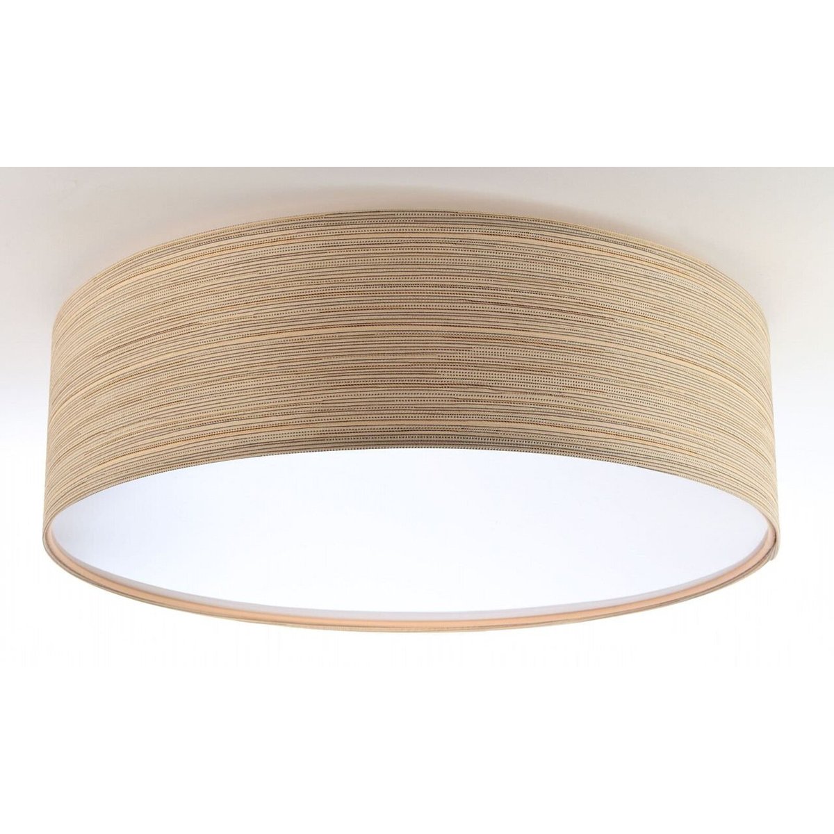 Plafonnier en tissu, NATURAL mesh beige clair et foncé intérieur blanc, BPS KONCEPT