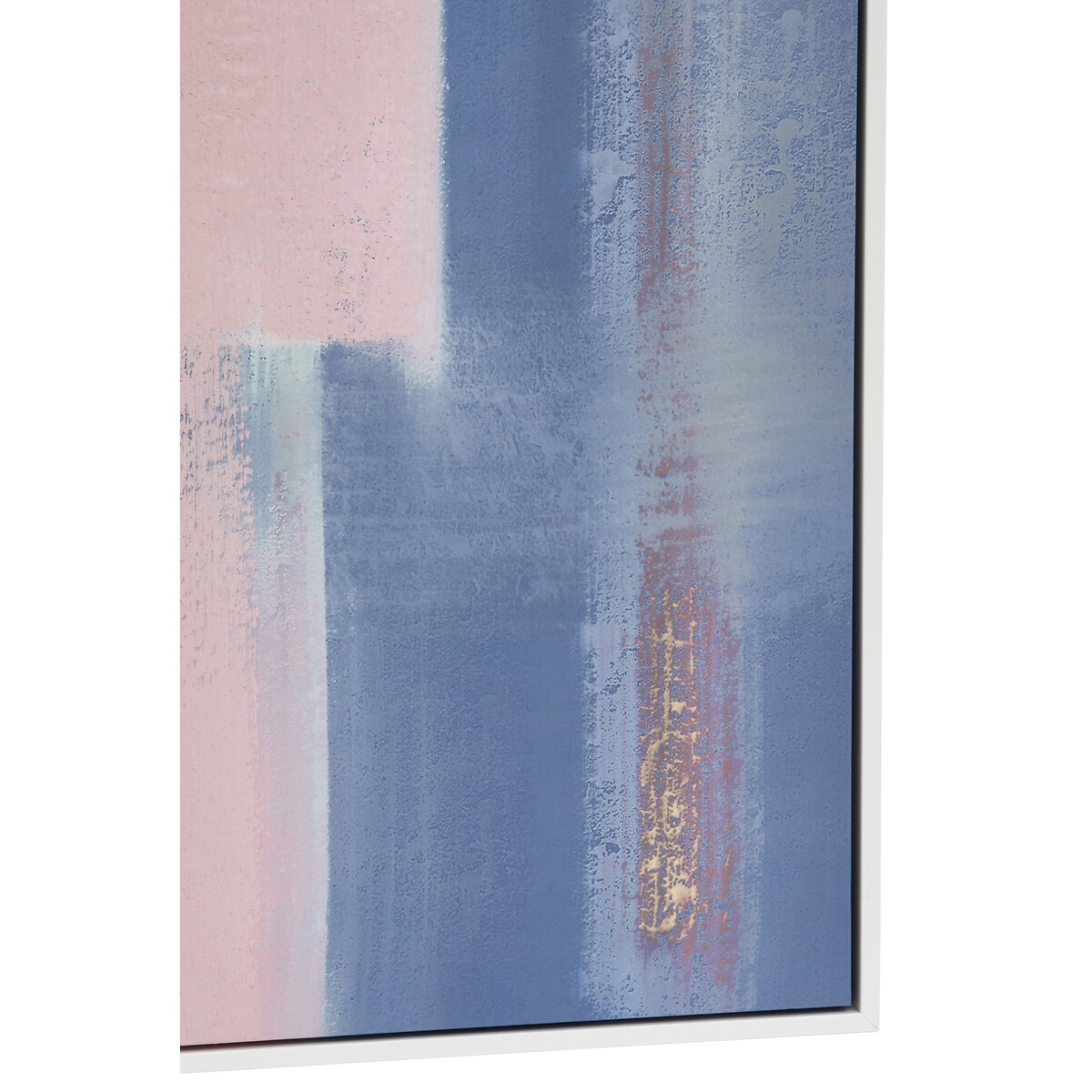 123 x 83cm Water Colour Effect Wall Art white, SO'HOME