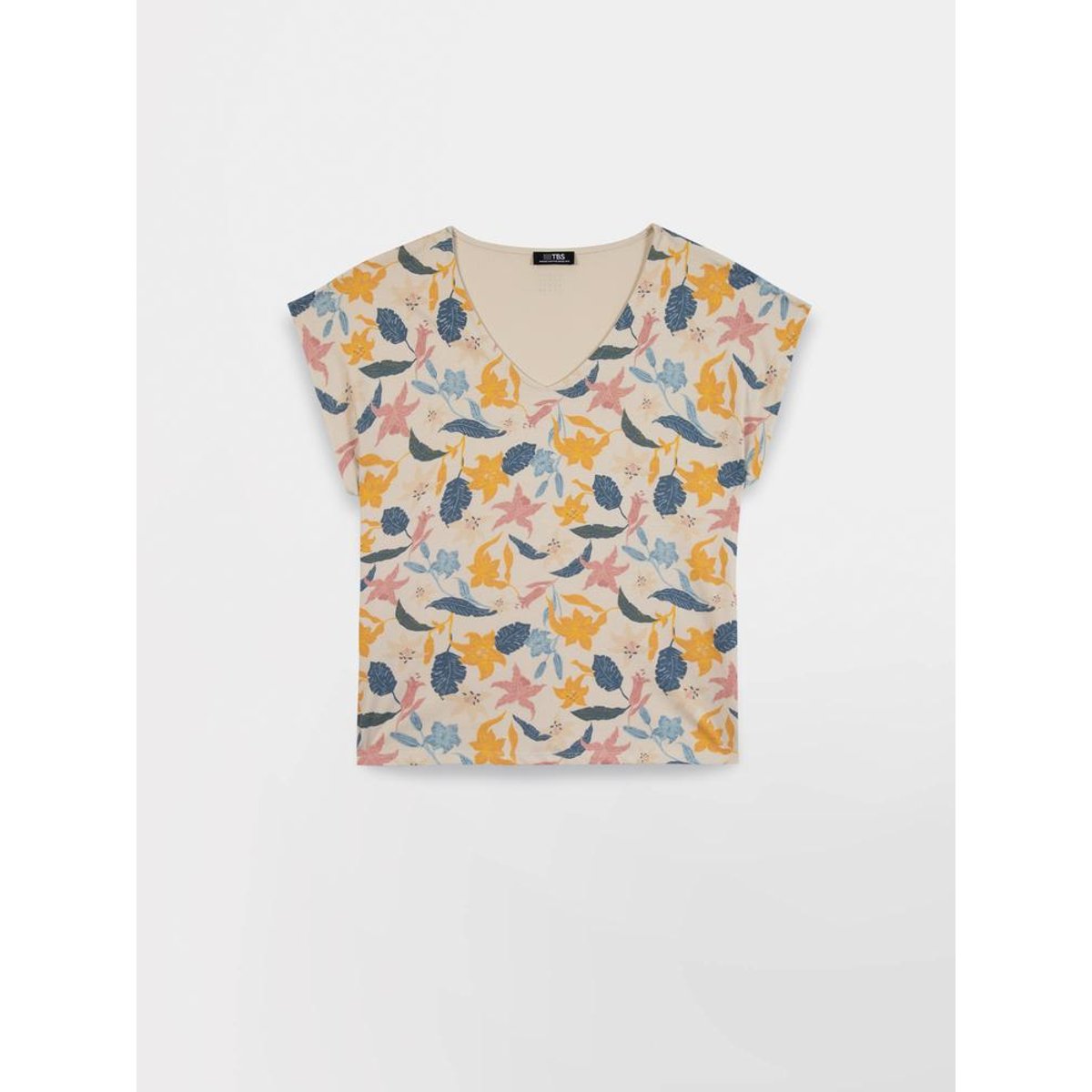 T-shirt manches courtes MYTSYSAN ecru, TBS