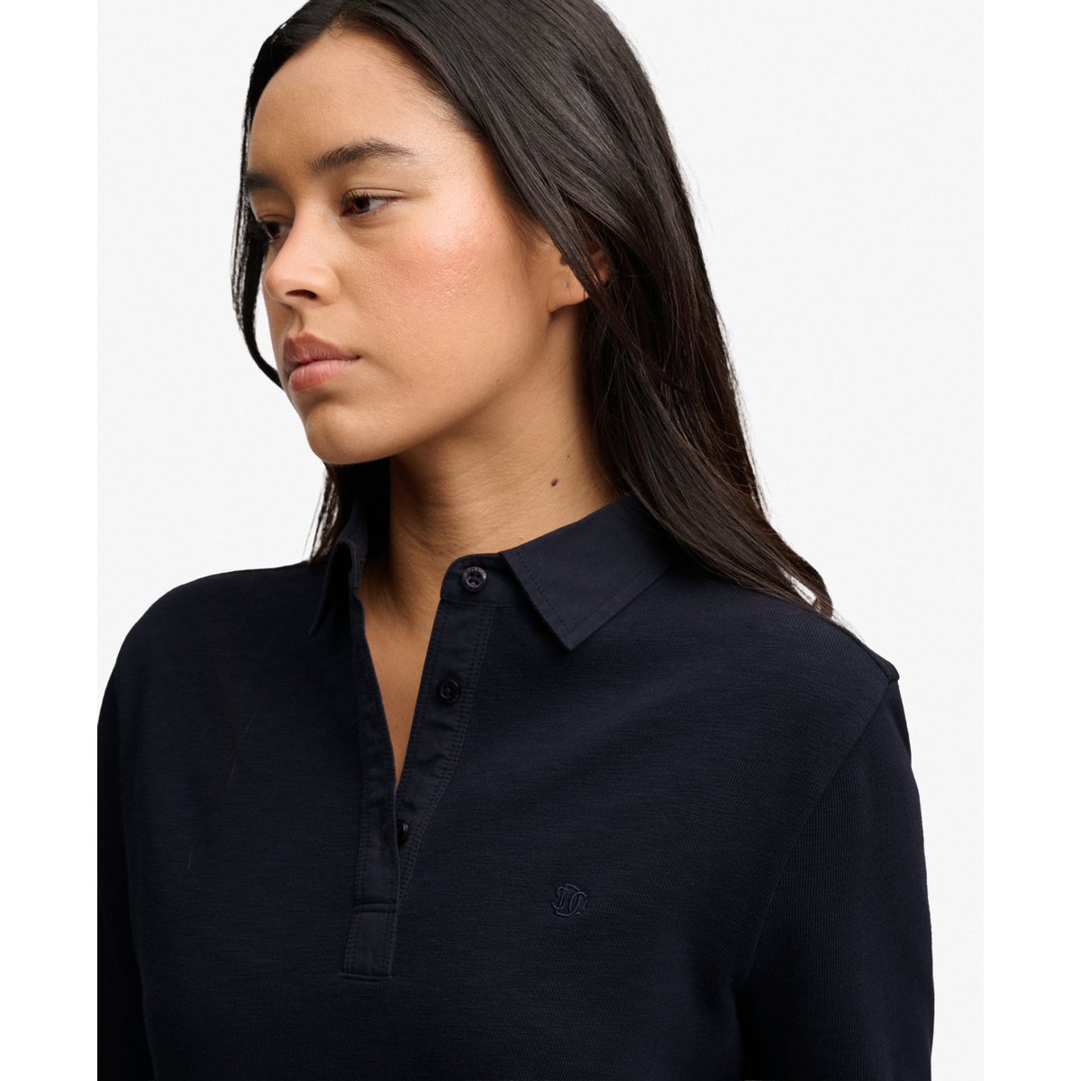 Rugby Top Classic Coupe Oversize bleu marine éclipse, SUPERDRY