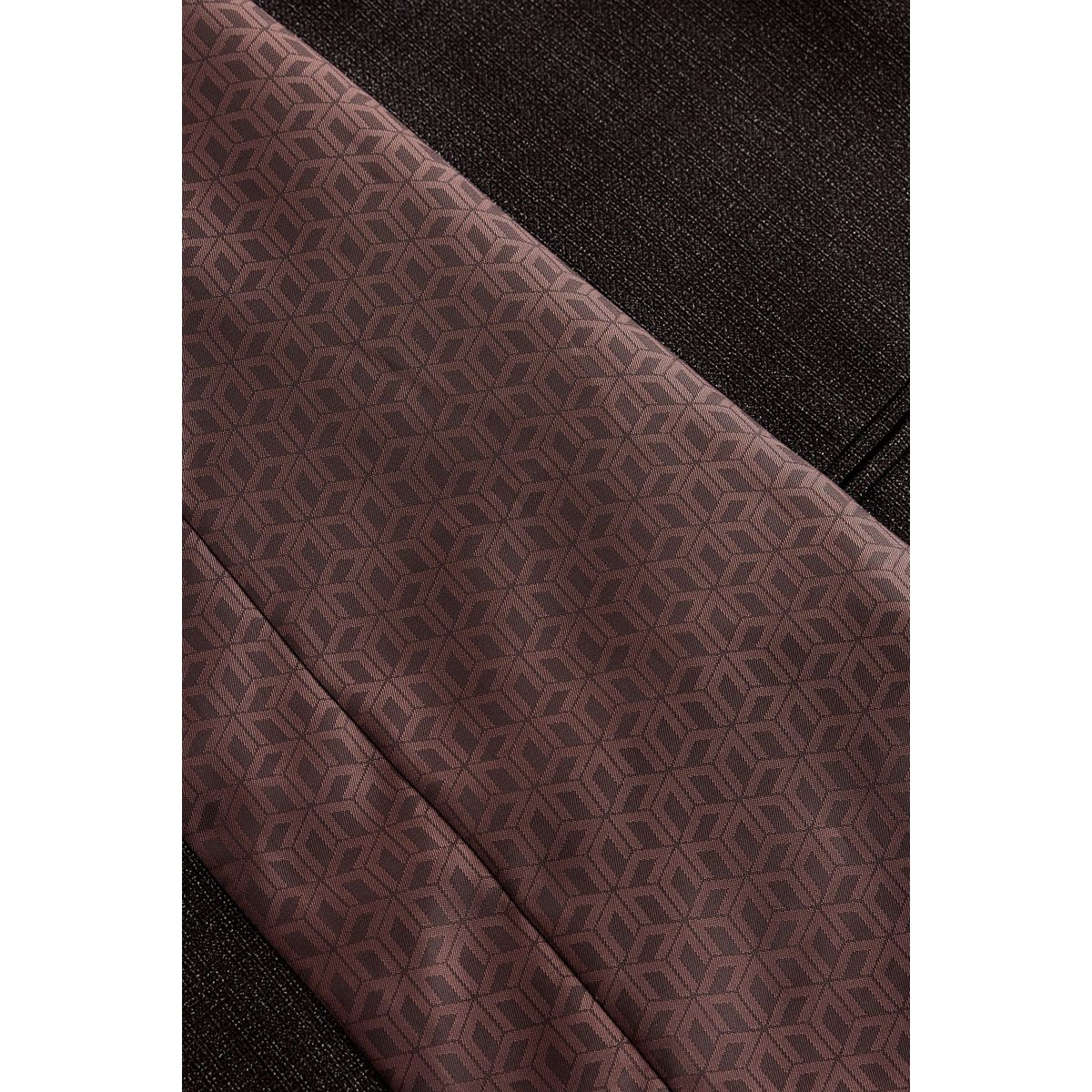 Costume texturé  : gilet marron, NEXT