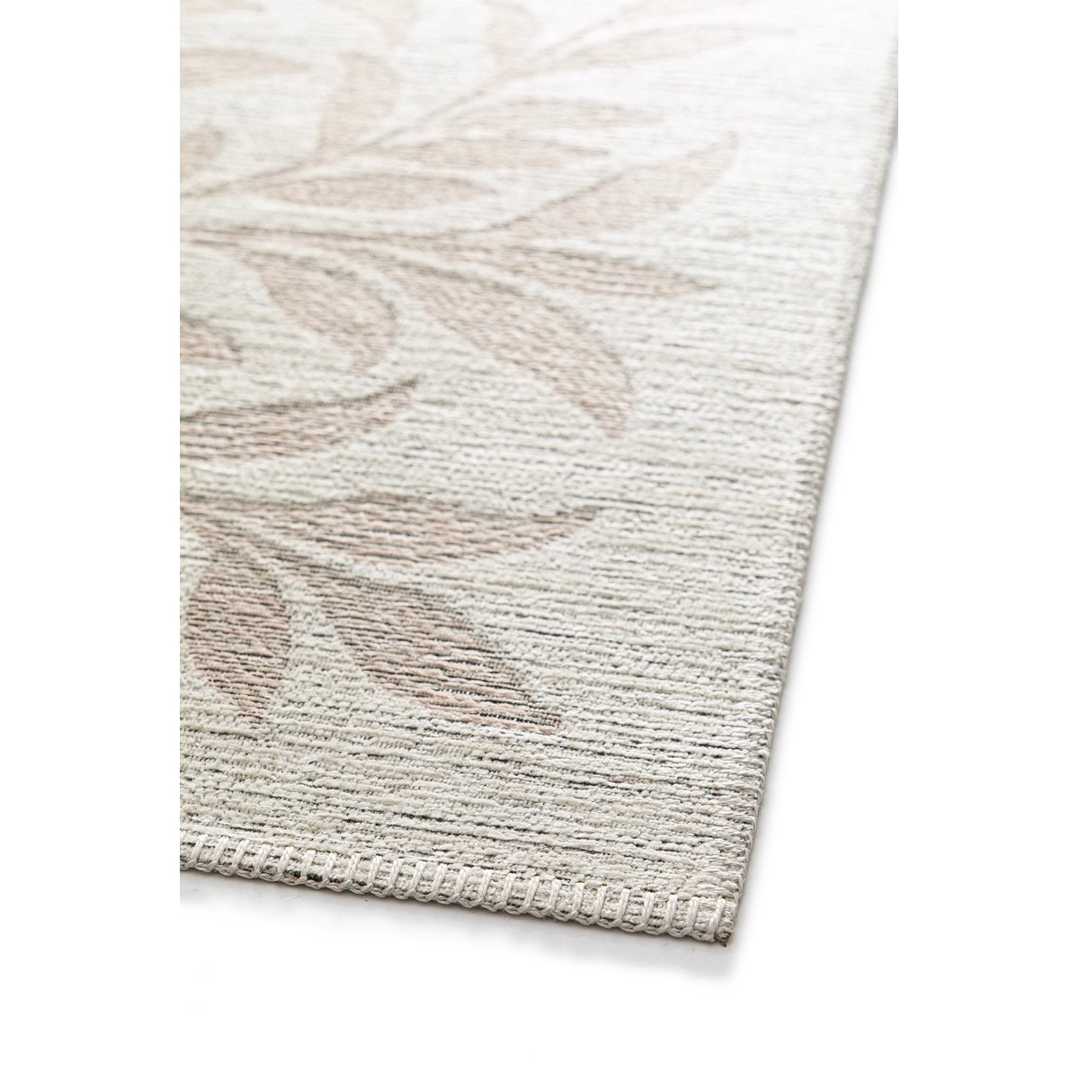 Tapis design en fibres recyclées BAGATELLE beige sable, AFK LIVING