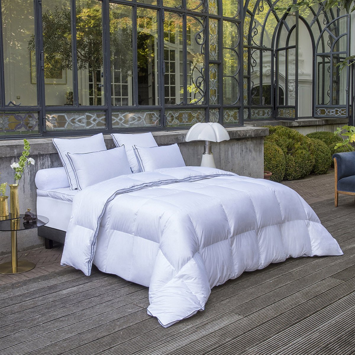 Couette PALAIS DES REVES - 70% duvet d'oie - Tempérée blanc, DROUAULT
