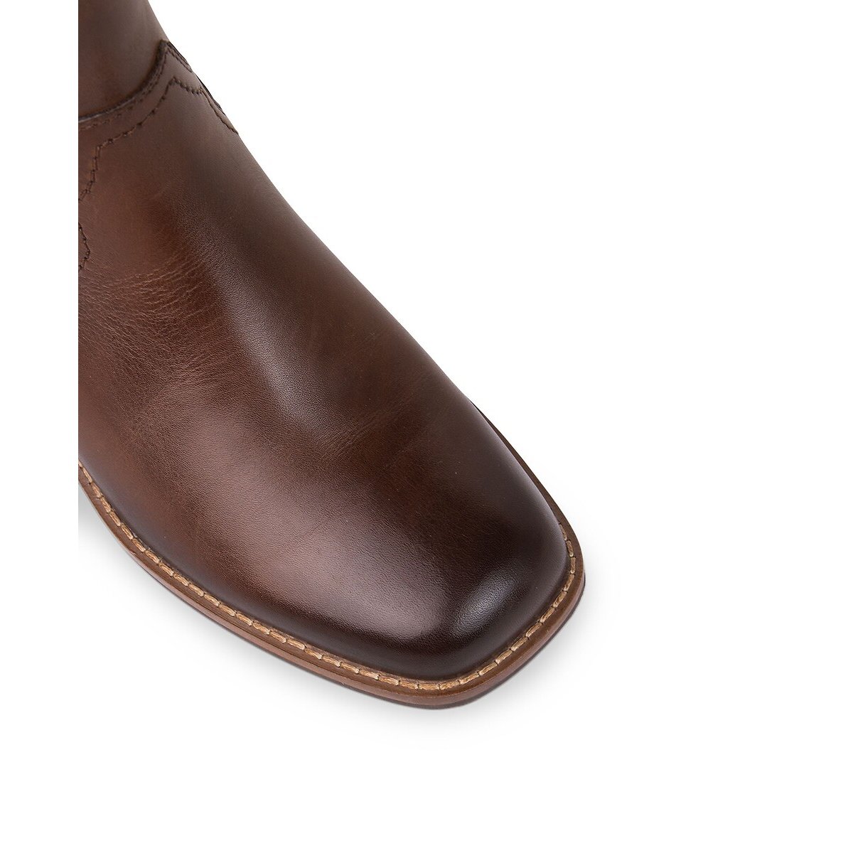 Victoria Flat Leather Ankle Boots brown, LES TROPEZIENNES PAR M.BELARBI