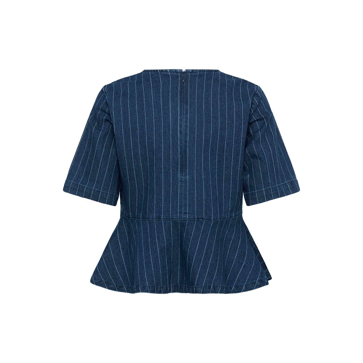 Blouse à manches courtes bleu dark blue wash, CULTURE