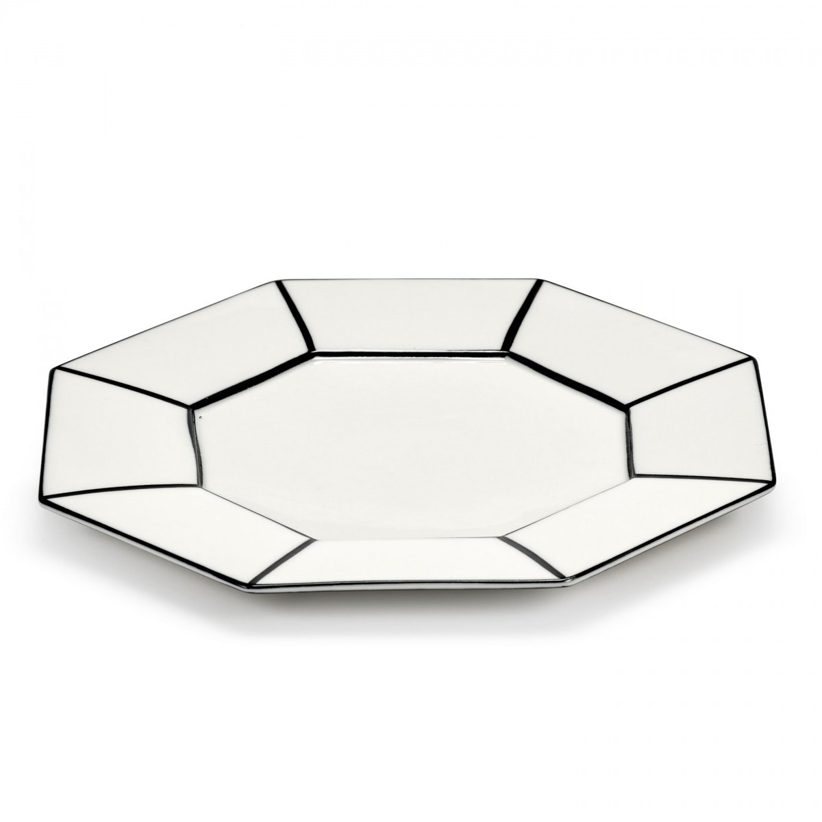 Assiette plate Carte Blanche blanc, SERAX
