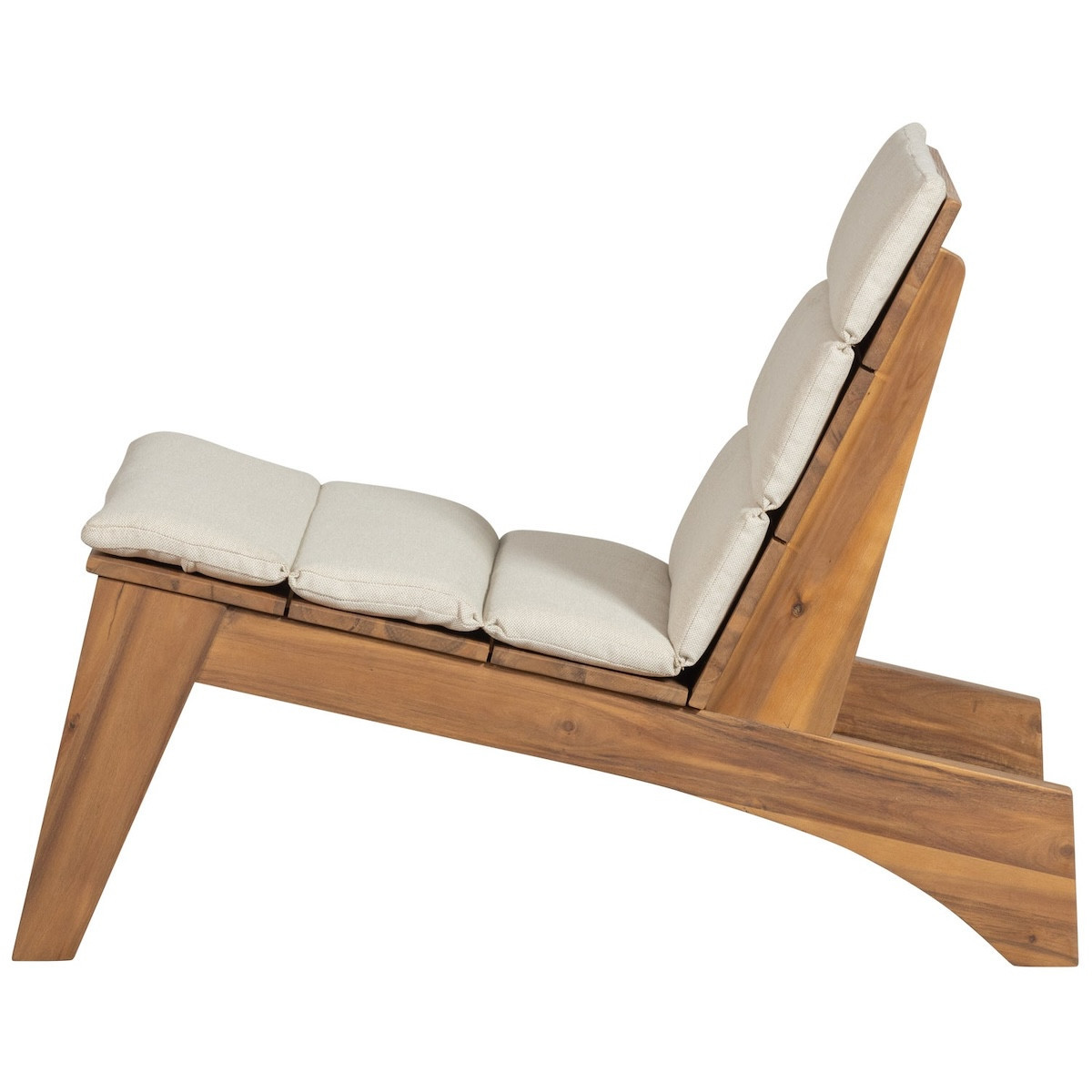 Fauteuil d'extérieur en bois avec coussin Kenai - KENAI {couleurmarketing}, WOOOD