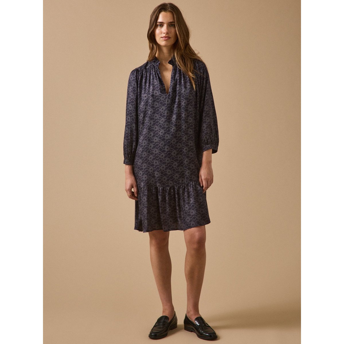 Robe courte imprimé Fleurs 60's imprimé fleurs, CYRILLUS