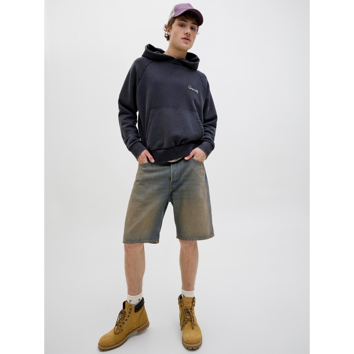 Short En Denim blue denim, JACK & JONES