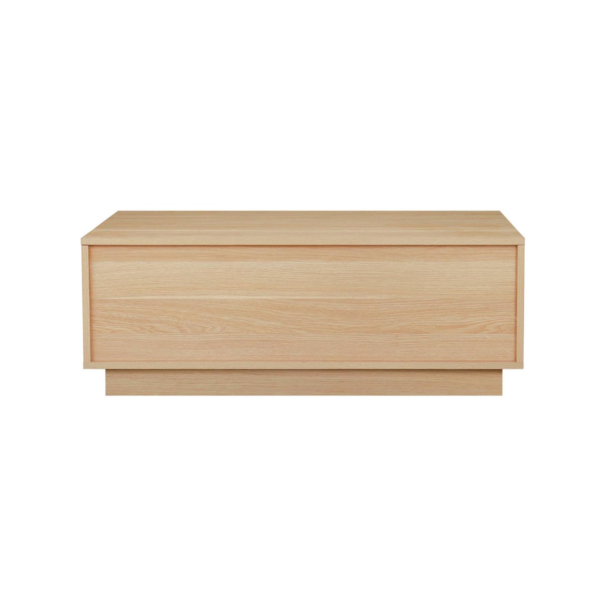 Table basse décor bois avec plateau relevable KUBA naturel, SWEEEK